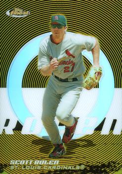 2005 Finest - Refractors Gold #128 Scott Rolen Front