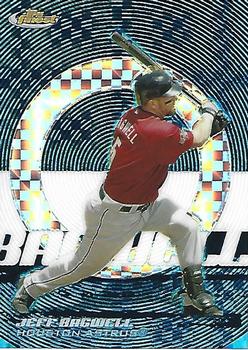 2005 Finest - X-Fractors Blue #22 Jeff Bagwell Front