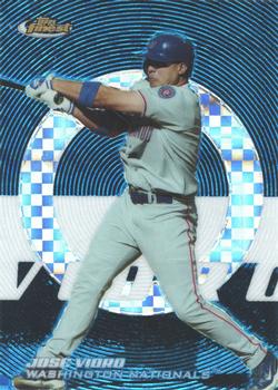 2005 Finest - X-Fractors Blue #43 Jose Vidro Front