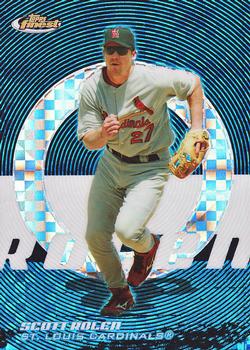 2005 Finest - X-Fractors Blue #128 Scott Rolen Front