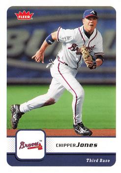 2006 Fleer #57 Chipper Jones Front