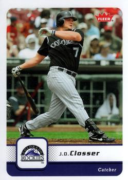 2006 Fleer #327 J.D. Closser Front