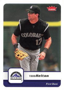 2006 Fleer #331 Todd Helton Front