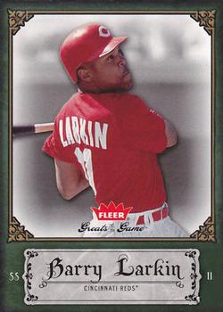 2006 Fleer Greats of the Game #4 Barry Larkin Front