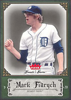 2006 Fleer Greats of the Game #63 Mark Fidrych Front