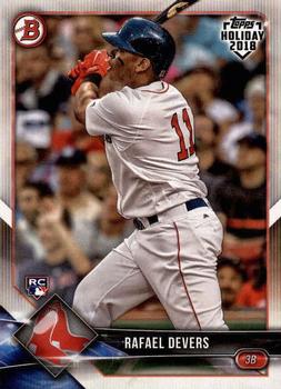 2018 Topps Holiday Bowman #TH-RD Rafael Devers Front