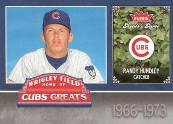 2006 Fleer Greats of the Game - Cubs Greats #CHC-RH Randy Hundley Front