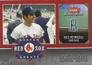 2006 Fleer Greats of the Game - Red Sox Greats #BOS-RP Rico Petrocelli Front