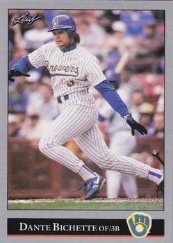 1992 Leaf #134 Dante Bichette Front