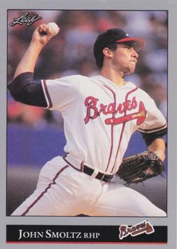 1992 Leaf #191 John Smoltz Front