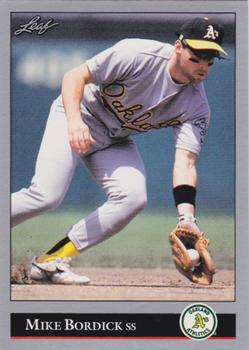 1992 Leaf #364 Mike Bordick Front