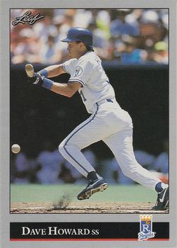 1992 Leaf #4 Dave Howard Front