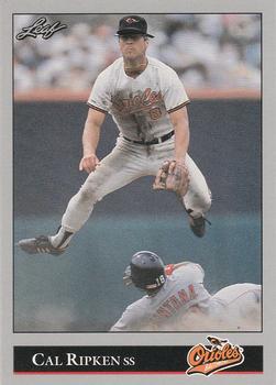 1992 Leaf #52 Cal Ripken Front