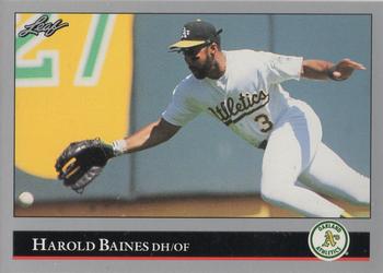 1992 Leaf #126 Harold Baines Front