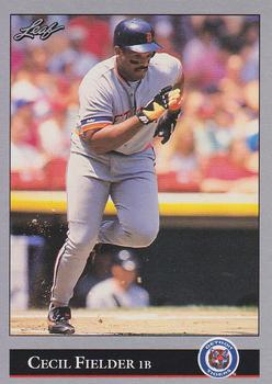 1992 Leaf #153 Cecil Fielder Front