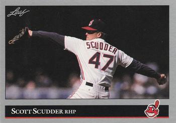 1992 Leaf #429 Scott Scudder Front