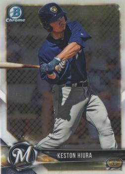 2018 Bowman Draft - Chrome #BDC-49 Keston Hiura Front