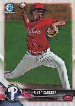 2018 Bowman Draft - Chrome #BDC-75 Sixto Sanchez Front