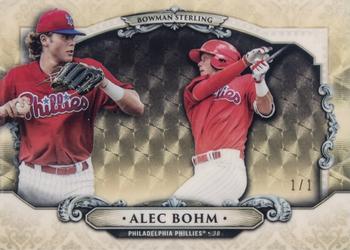 2018 Bowman Draft - Bowman Sterling Continuity SuperFractor #BS-AB Alec Bohm Front