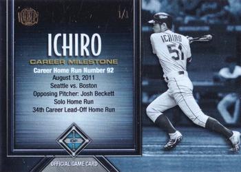 2017 Honus Bonus Fantasy Baseball - Career Stats Ichiro 114 Home Runs #92 Ichiro Front