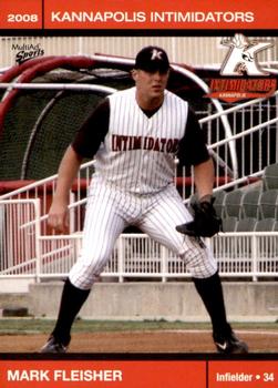 2008 MultiAd Kannapolis Intimidators 2nd Half #NNO Mark Fleisher Front