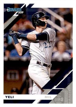 2019 Donruss #190 Christian Yelich Front