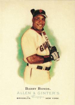 2006 Topps Allen & Ginter #100 Barry Bonds Front