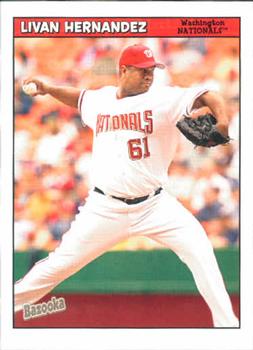 2006 Bazooka #160 Livan Hernandez Front