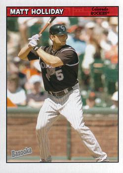 2006 Bazooka #127 Matt Holliday Front