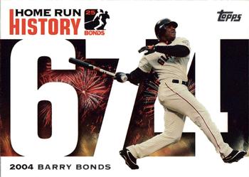 2006 Topps - Barry Bonds Home Run History #BB 674 Barry Bonds Front