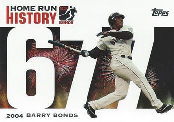 2006 Topps - Barry Bonds Home Run History #BB 677 Barry Bonds Front