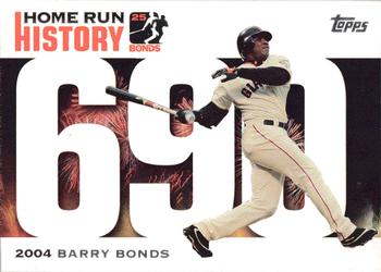2006 Topps - Barry Bonds Home Run History #BB 690 Barry Bonds Front