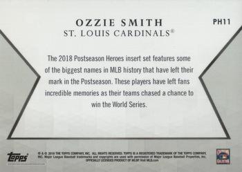 2018 Topps On-Demand MLB Postseason - Postseason Heroes #PH11 Ozzie Smith Back