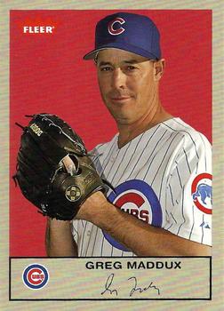 2005 Fleer Tradition - Gray Backs #14 Greg Maddux Front