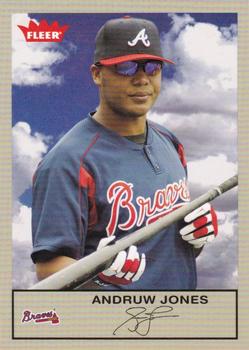 2005 Fleer Tradition - Gray Backs #58 Andruw Jones Front