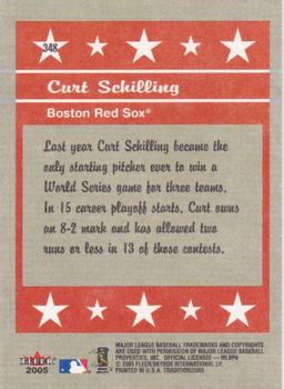 2005 Fleer Tradition - Gray Backs #348 Curt Schilling Back