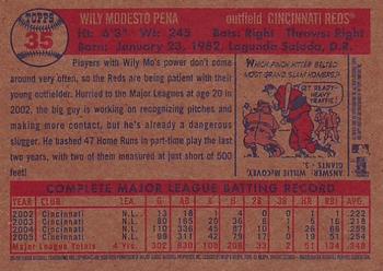 2006 Topps Heritage #35 Wily Mo Pena Back