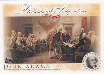 2006 Topps - Signers of the Declaration of Independence #NNO John Adams Front