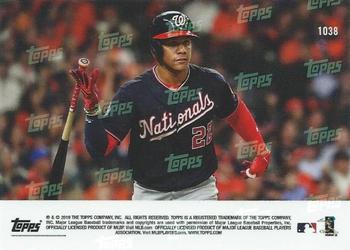 2019 Topps Now #1038 Juan Soto Back