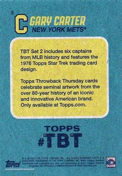 2019 Topps Throwback Thursday #9 Gary Carter Back