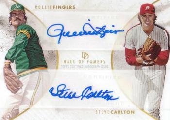 2018 Topps On-Demand Dynamic Duals - Hall of Famers Autographs #HOF5-A Rollie Fingers / Steve Carlton Front