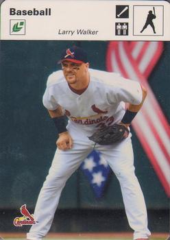 2005 Leaf - Sportscasters 45 White Batting-Bat #26 Larry Walker Front