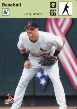 2005 Leaf - Sportscasters 70 Green Batting-Ball #26 Larry Walker Front