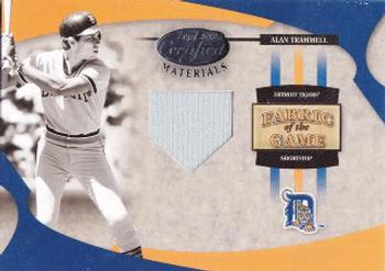 2005 Leaf Certified Materials - Fabric of the Game #FG-2 Alan Trammell Front