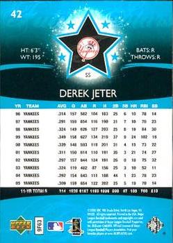 2006 Upper Deck Future Stars #42 Derek Jeter Back