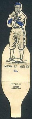 1934 Al Demaree Die Cuts (R304) #12 Evar Swanson Front