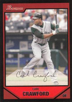 2007 Bowman #60 Carl Crawford Front