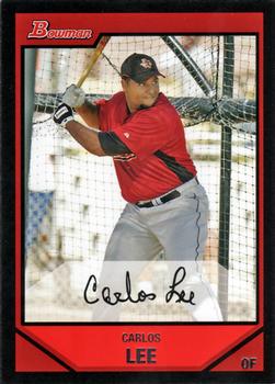 2007 Bowman #128 Carlos Lee Front