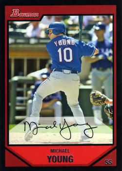 2007 Bowman #194 Michael Young Front