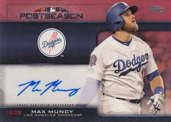 2019 Topps - Postseason Performance Autographs Red #PPA-MMU Max Muncy Front